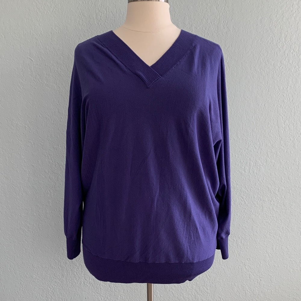 Universal Standard Double V Savvy Fine Knit Sweater
